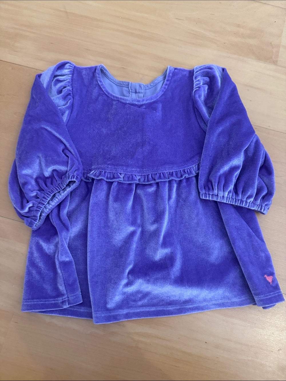 Pink Chicken Velour Blouse
